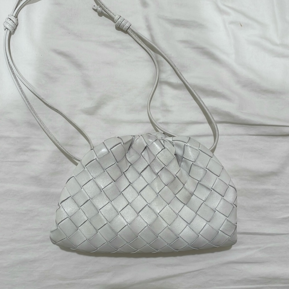 Bottega Veneta Mini Pouch White
